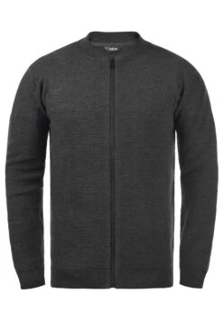 SolidSDCEZAR - Kofta - Dark Grey Melange -Stilfulla Val Butik 46ea17ef2f6a4cc086564387ee9609d0