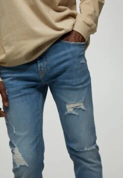 PULL & BEAR PULL&BEARJeans Skinny Fit - Blue-grey -Stilfulla Val Butik 476d1cab37064ae2b38531ee0efc4350