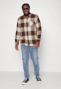 Jack & JonesJOROWEN CHECK COMFORT SHIRT - Skjorta - Chestnut -Stilfulla Val Butik 4bdc7b13734d45278b15fcb69792423d