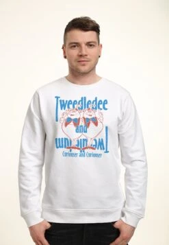 Henry TigerALICE IN WONDERLAND TWEEDLES - Sweatshirt - White