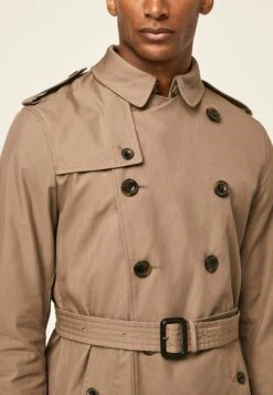 Hackett LondonCLASSIC - Trenchcoat - Taupe -Stilfulla Val Butik 4ce8702c98734bd1aa453f03c24b26ed