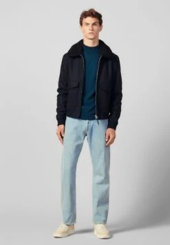 SandroAVIATOR - Bomberjacka - Navy Blue