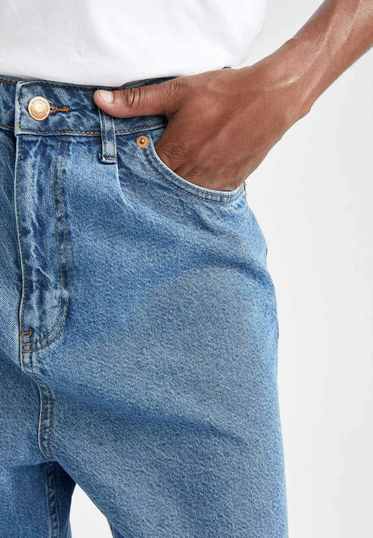 DeFactoJeans Straight Leg - Blue 6 DeFactoJeans Straight Leg - Blue - Bild 4