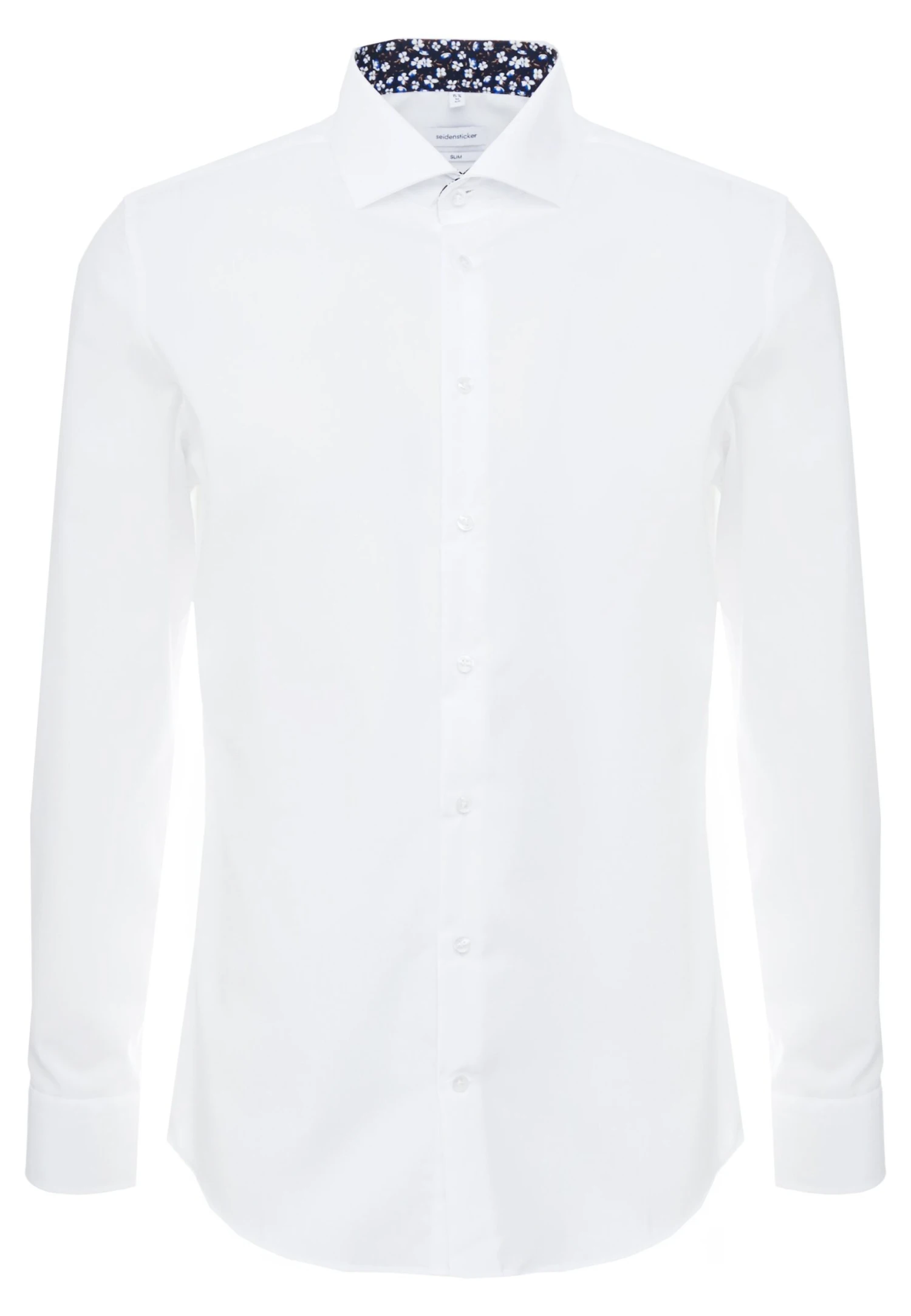 SeidenstickerSLIM FIT SPREAD KENT PATCH - Kostymskjorta - White 7 SeidenstickerSLIM FIT SPREAD KENT PATCH - Kostymskjorta - White - Bild 5