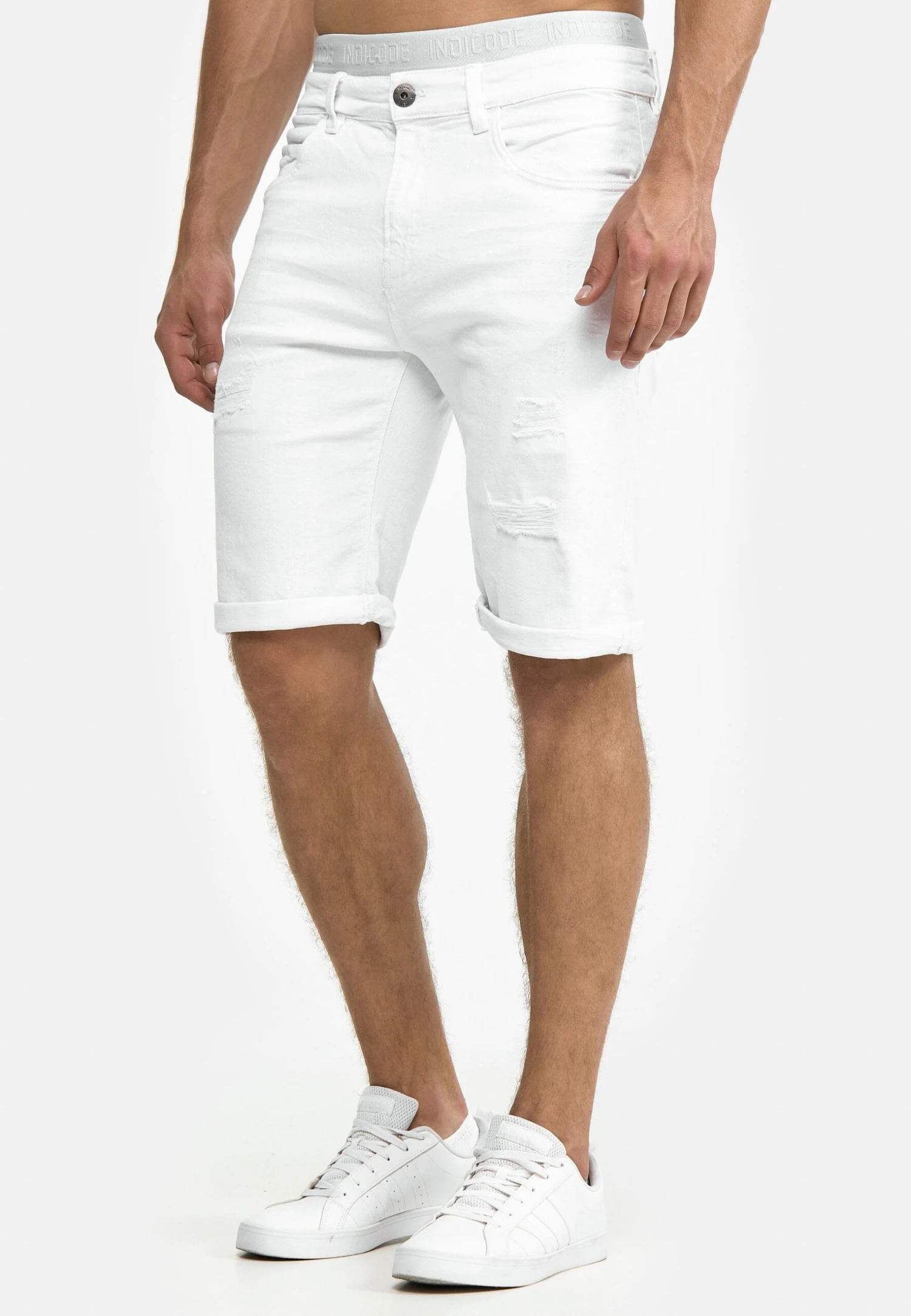 INDICODE JEANSCUBA CADEN - Jeansshorts - Off-white 6 INDICODE JEANSCUBA CADEN - Jeansshorts - Off-white - Bild 4