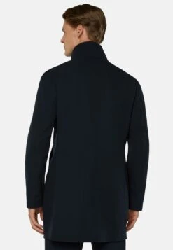 Boggi MilanoRECYCLED TECHNICAL - Kort Kappa / Rock - Navy Blue -Stilfulla Val Butik 54bc5896f5f243daa5a1ae03ad2b33e2