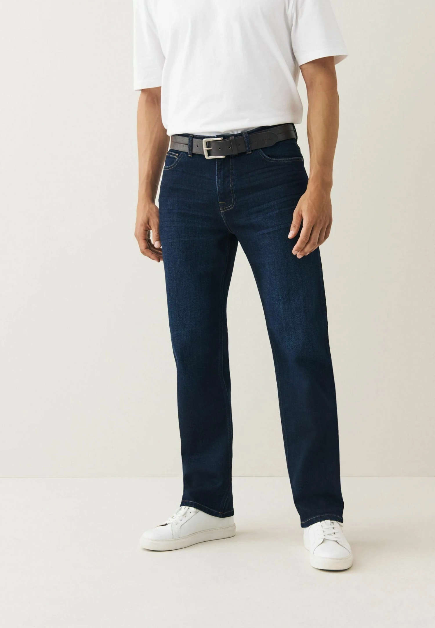 NextBELTED - Jeans Straight Leg - Rich Blue 3 NextBELTED - Jeans Straight Leg - Rich Blue