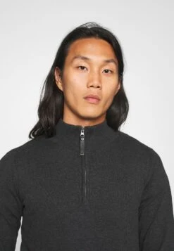 INDICODE JEANSANCONA - Stickad Tröja - Charcoal Mix -Stilfulla Val Butik 582e6201ba684348b19eaaeb1b5578b5