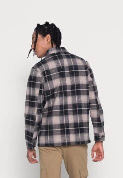 Brave SoulTECHNIQUE - Tunn Jacka - Ecru/black Check -Stilfulla Val Butik 585d89e30636461c900741b4d0bb9aa7