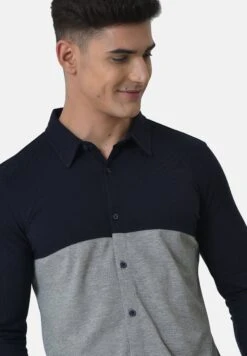 Campus SutraSPLENDID - Skjorta - Blue/grey -Stilfulla Val Butik 5b1bda3f828549de99bf2886217c0635