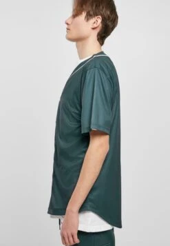 Urban ClassicsBASEBALL - Skjorta - Bottlegreen White -Stilfulla Val Butik 5bb60b1365cd4543acff7a4481188520