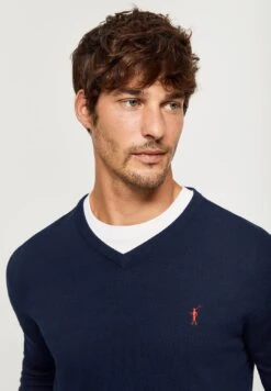 Polo Club2 PACK V-AUSSCHNITT - Stickad Tröja - Blue -Stilfulla Val Butik 5de3c5fafc8e4ee38fb454147889eb58