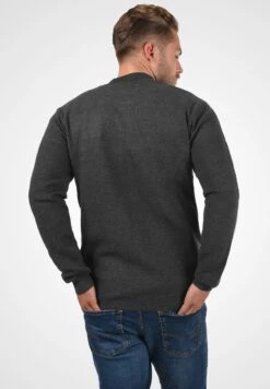 SolidSDCEZAR - Kofta - Dark Grey Melange -Stilfulla Val Butik 63b0315371924473af24477b3fd7ce08