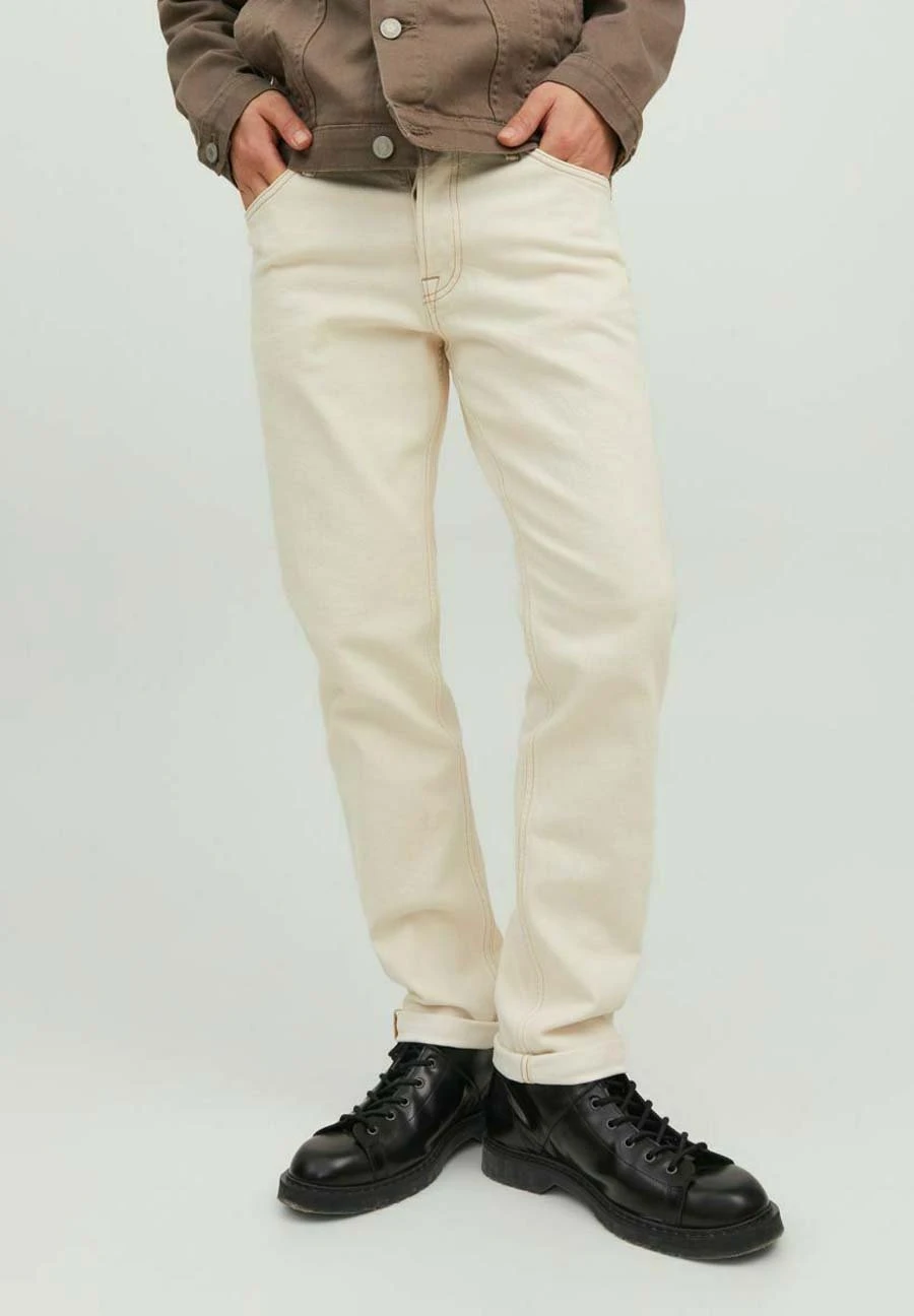 Jack & JonesJeans Straight Leg - Ecru 3 Jack & JonesJeans Straight Leg - Ecru