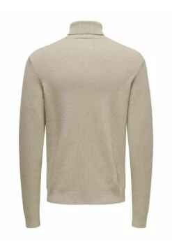 Only & SonsONSPHIL ROLL NECK - Stickad Tröja - Silver Lining -Stilfulla Val Butik 6b6a37fa240341fcaca111fde3317502
