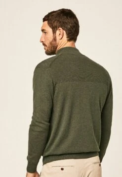 Hackett LondonHZIP - Stickad Tröja - Grn Topiary -Stilfulla Val Butik 6c43492780d6478f8e78e06464299f2d