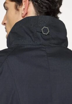 MINOÁRHIGH COLLAR HEXAGON - Parkas - Black -Stilfulla Val Butik 6c4f6dfec0974db5987ce0b8e62e57bd