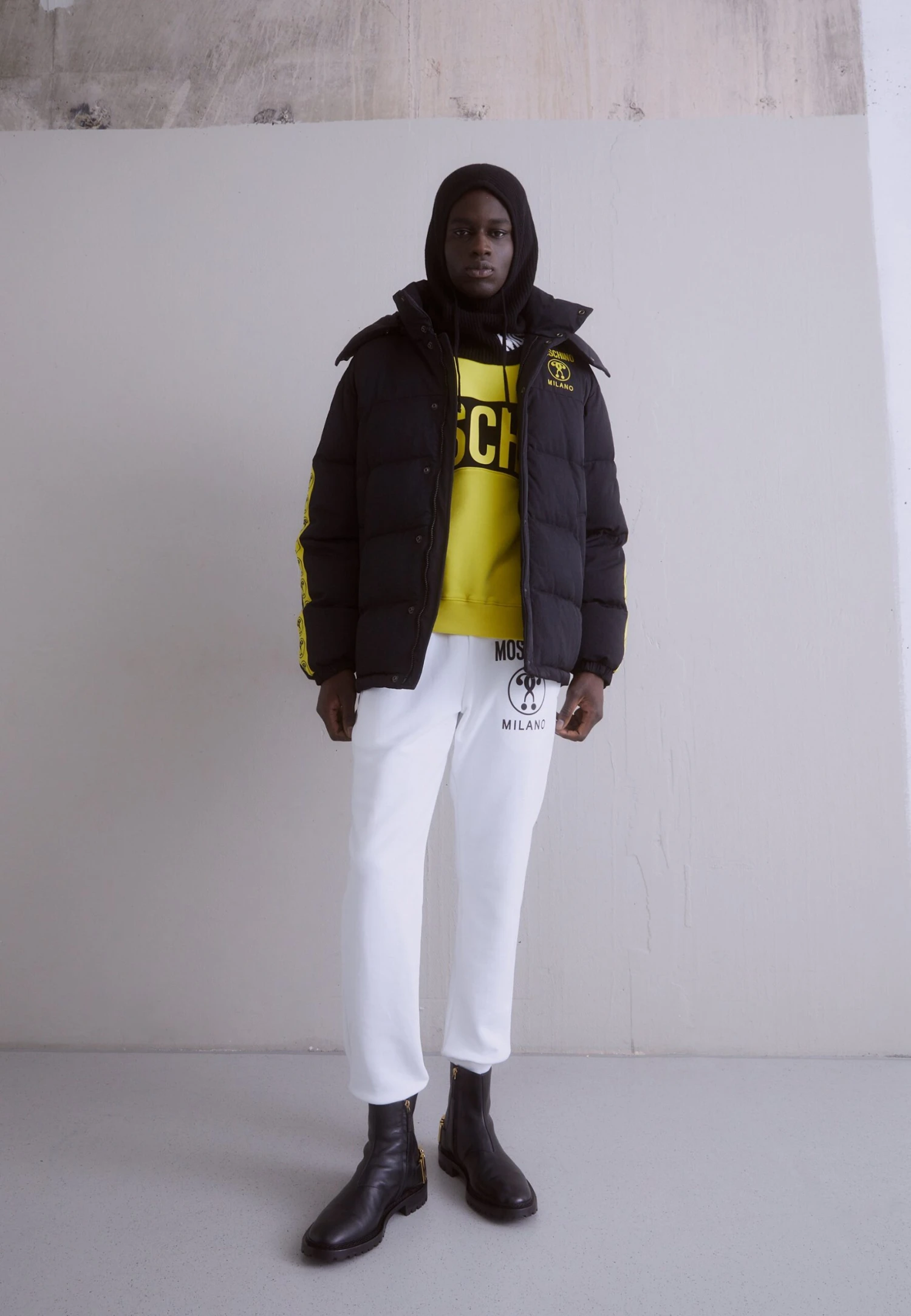 MOSCHINOLONG JACKET - Vinterkappa /-rock - Black 4 MOSCHINOLONG JACKET - Vinterkappa /-rock - Black - Bild 2