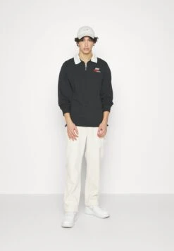 Nike SportswearTREND RUGBY - Sweatshirt - Black/sail -Stilfulla Val Butik 6d35819a3e1a4d1d9ef9d84d8c29bbd1