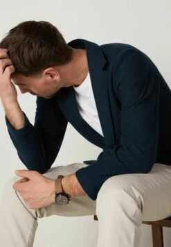 FalconeriMIT ZOPFMUSTER - Kavaj - Light Blue -Stilfulla Val Butik 7201d17662f64123847d62ec76134adf