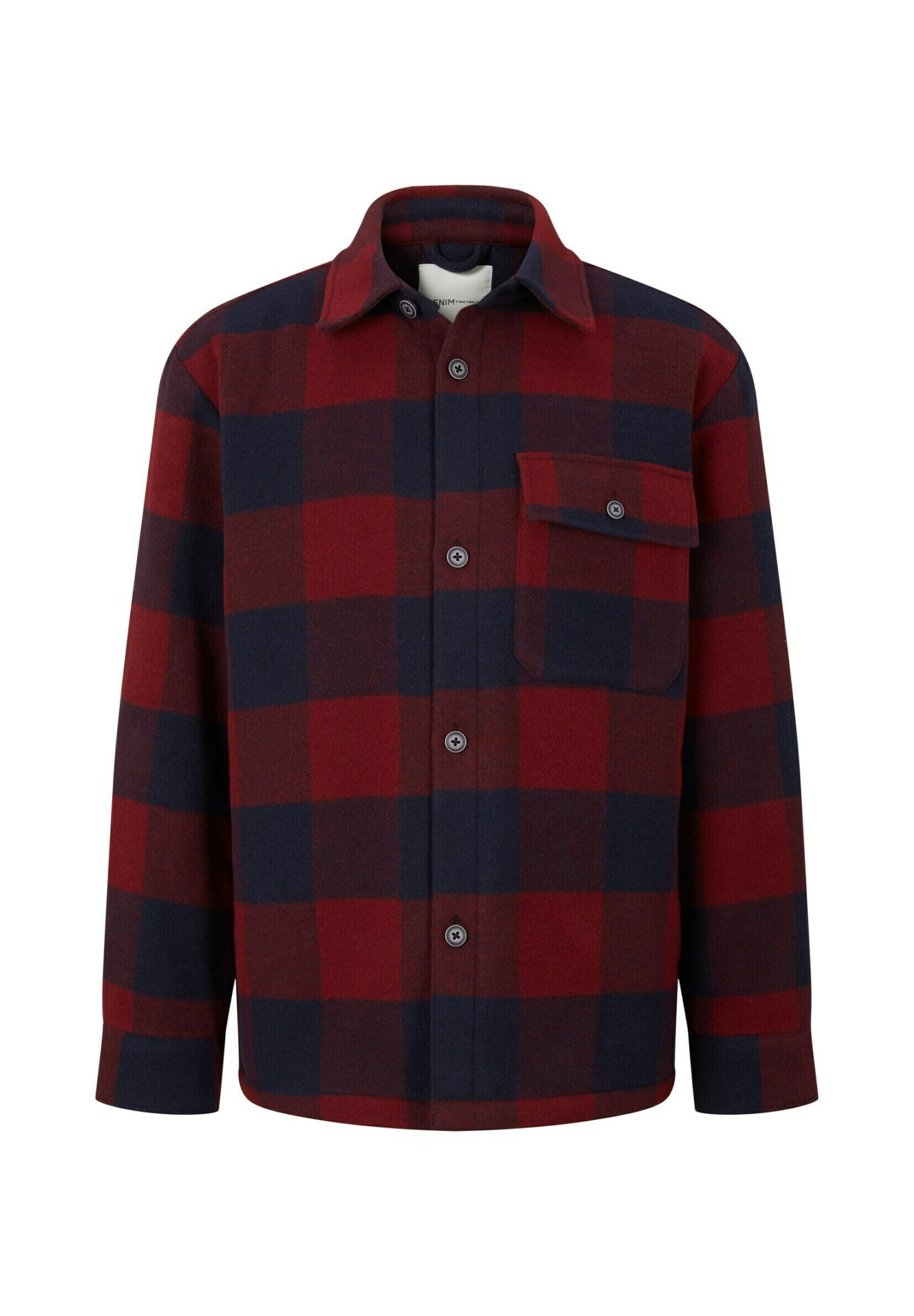 TOM TAILOR DENIMKort Kappa / Rock - Burgundy Navy Big Vichy Check 7 TOM TAILOR DENIMKort Kappa / Rock - Burgundy Navy Big Vichy Check - Bild 5