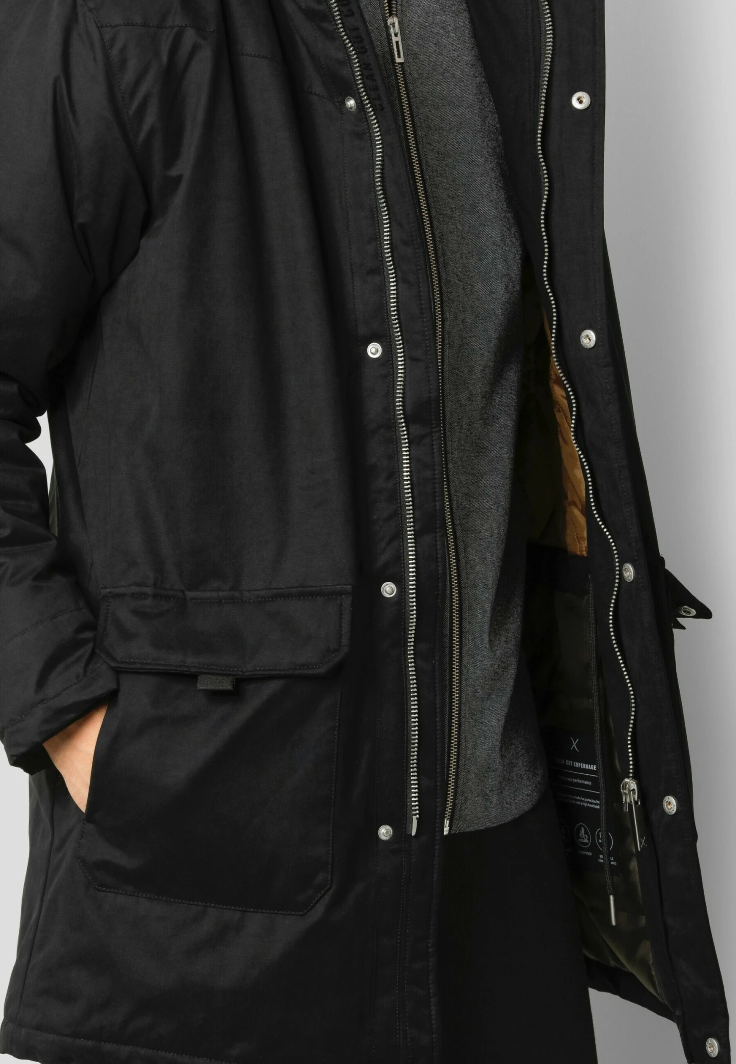 Clean Cut CopenhagenEVEREST - Vinterkappa /-rock - Black 6 Clean Cut CopenhagenEVEREST - Vinterkappa /-rock - Black - Bild 4