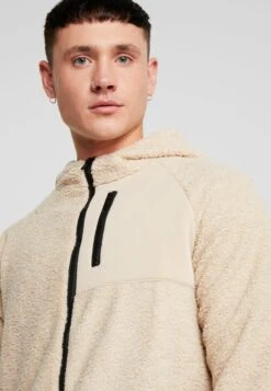 Urban ClassicsHOODED ZIP JACKET - Fleecejacka - Darksand -Stilfulla Val Butik 7711fb4a39cd4aa68bb3213302a22d49