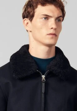 SandroAVIATOR - Bomberjacka - Navy Blue -Stilfulla Val Butik 7716570d29d64f768e4d6bee0adf7828