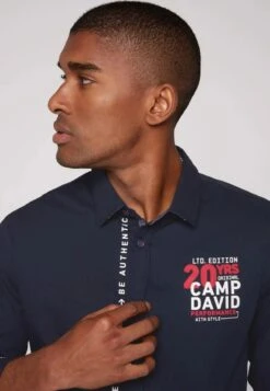 Camp DavidLANGARM MIT ARTWORKS - Skjorta - Blue Navy -Stilfulla Val Butik 772b8b99d24444ad80c6ac9b18b0a345