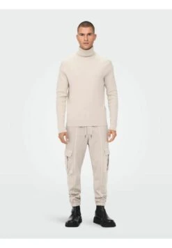 Only & SonsONSPHIL ROLL NECK - Stickad Tröja - Silver Lining -Stilfulla Val Butik 78d4c2f29b304850931d42286f022740