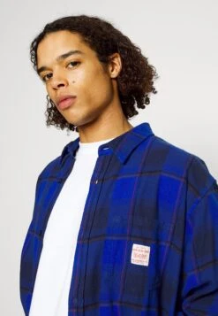 Levi's® WorkwearWALLER 1 POCKET SHIRT - Skjorta - Patrick Plaid Mazarine Blue -Stilfulla Val Butik 799263c2c3b74cd293b3be97edf5006b