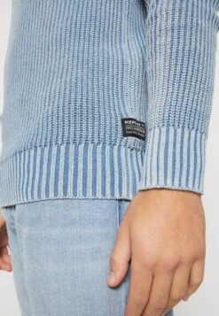 ReplayStickad Tröja - Dusty Azure -Stilfulla Val Butik 7ad1d2f578124117909bc5002c436271