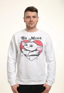 Henry TigerSTAR WARS THE MANDALORIAN BE MINE - Sweatshirt - White