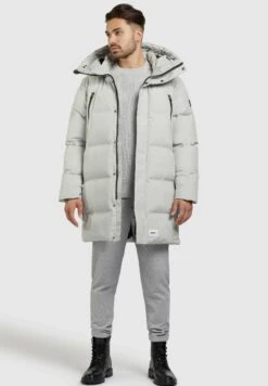 KhujoCLIDE - Vinterkappa /-rock - Hellgrau -Stilfulla Val Butik 7fd2834474ea459d8b0c0daf62ce38a0