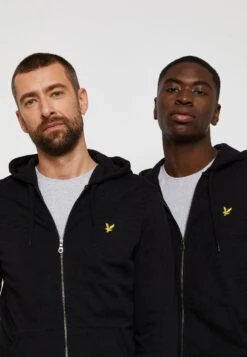 Lyle & ScottZIP THROUGH HOODIE - Tröja Med Dragkedja - Jet Black -Stilfulla Val Butik 81e52f57b44c4efe93e190ffbc5beeeb