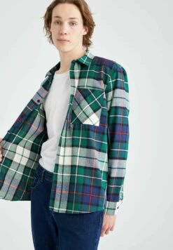 DeFactoREGULAR FIT - Skjorta - Blue -Stilfulla Val Butik 826c9513dee543a58a19febadf476fae