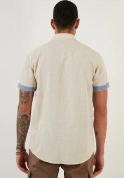 BurattiREGULAR FIT - Skjorta - Stone Colored -Stilfulla Val Butik 82ac66b183ae4cd4bdca8249cba006c3