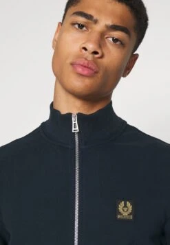 BelstaffZIP THROUGH - Tröja Med Dragkedja - Dark Ink -Stilfulla Val Butik 83b2c8c127c14a34b7ab5046a0638b06