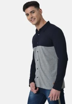 Campus SutraSPLENDID - Skjorta - Blue/grey -Stilfulla Val Butik 8ad7fdb45f6b43d0b71a7d236530f463