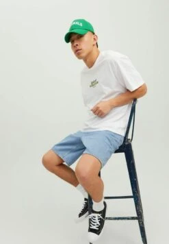 Jack & JonesTONY ORIGINAL MF 710 - Jeansshorts - Blue Denim -Stilfulla Val Butik 8b2b9ee809bc4b11b7579f48a512472b