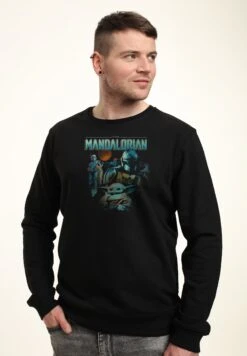 Henry TigerSTAR WARS: MANDALORIAN BOBAS BACK - Sweatshirt - Black