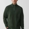 NextZIP NECK - Stickad Tröja - Green -Stilfulla Val Butik 8d44d9c4310c4ad594906c81e3ff3036