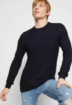 Brave SoulBINARYO - Stickad Tröja - French Navy/ox Blood -Stilfulla Val Butik 8e2f4fcac6ad4c158332c99856285ce1