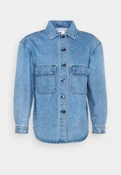 KangolDUNCAN BOXY WORKSHIRT UNISEX - Skjorta - Light Blue -Stilfulla Val Butik 8e58f115e13640fbbe66bcff5380101f
