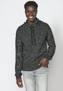 KoroshiDE PUNTO - Stickad Tröja - Black