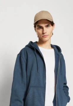 WeekdaySTANDARD ZIP HOODIE - Tröja Med Dragkedja - Dark Petrol Blue -Stilfulla Val Butik 92a2fd86dedf41339e22a6f9e423edb0