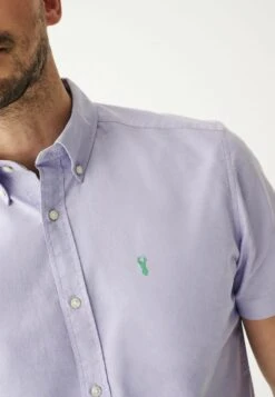 NextSHORT SLEEVE OXFORD WITH STAG - Skjorta - Lilac Purple -Stilfulla Val Butik 9582ec8a2dbc4e758c0b18b8f0d87856
