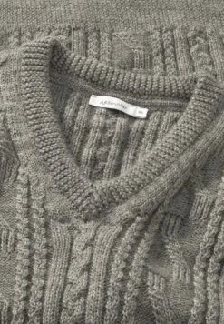 HessnaturStickad Tröja - Naturgrau -Stilfulla Val Butik 9680e13109b34c8a8a66b2d892769cff