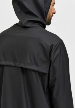 Selected HommeLONGLINE - Kort Kappa / Rock - Black -Stilfulla Val Butik 96996e4502714bcc9327b4ff52c3c368