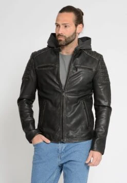 MustangSkinnjacka - Black